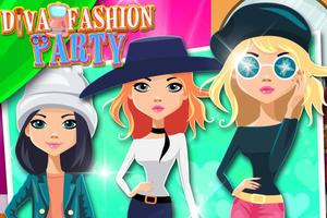 Fashion Diva Party Makeover Affiche