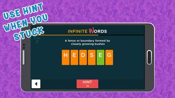 Infinite Words Free Brain Game screenshot 2