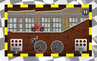 Hill Climb Spider Racing Man screenshot 1