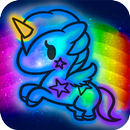 Draw Glowing Dreamy Unicorns APK