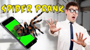 Araña 3D AR broma de Halloween Poster