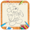 Draw cartoon MickeyMouse