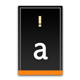 Orange Slate HD Keyboard Theme-icoon