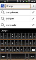 Orange Slate HD Keyboard Theme ภาพหน้าจอ 2