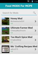 برنامه‌نما Food MODS For MCPE عکس از صفحه