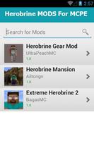 Herobrine MODS For MCPE screenshot 1