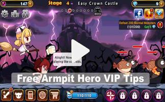 Free Arm pit Hero VIP Tips screenshot 2