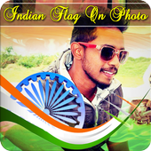 Indian Flag on Photo DP Maker icon