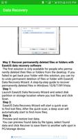 Data recovery Tips: capture d'écran 3