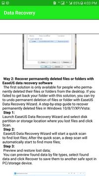 Data recovery Tips: screenshot 3