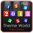 2048 Plus Theme World icono