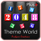 2048 Plus Theme World icône