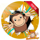 george adventure curious runner in monkey jungle 圖標