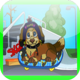 Puppy Paw Skater آئیکن