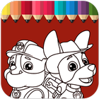 Puppy Patrol Coloring Book icône