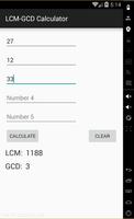 LCM-GCD Calculator 截图 1