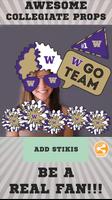 Washington Huskies Selfie Stickers screenshot 1