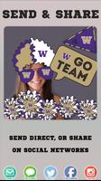 Washington Huskies Selfie Stickers screenshot 3