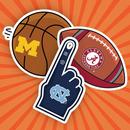 CollegeMoji for GBoard: Collegiate Stickers Emojis aplikacja