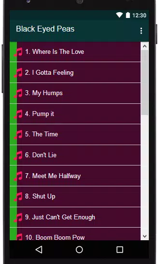 Lyrics MP3 Black Eyed Peas APK for Android Download