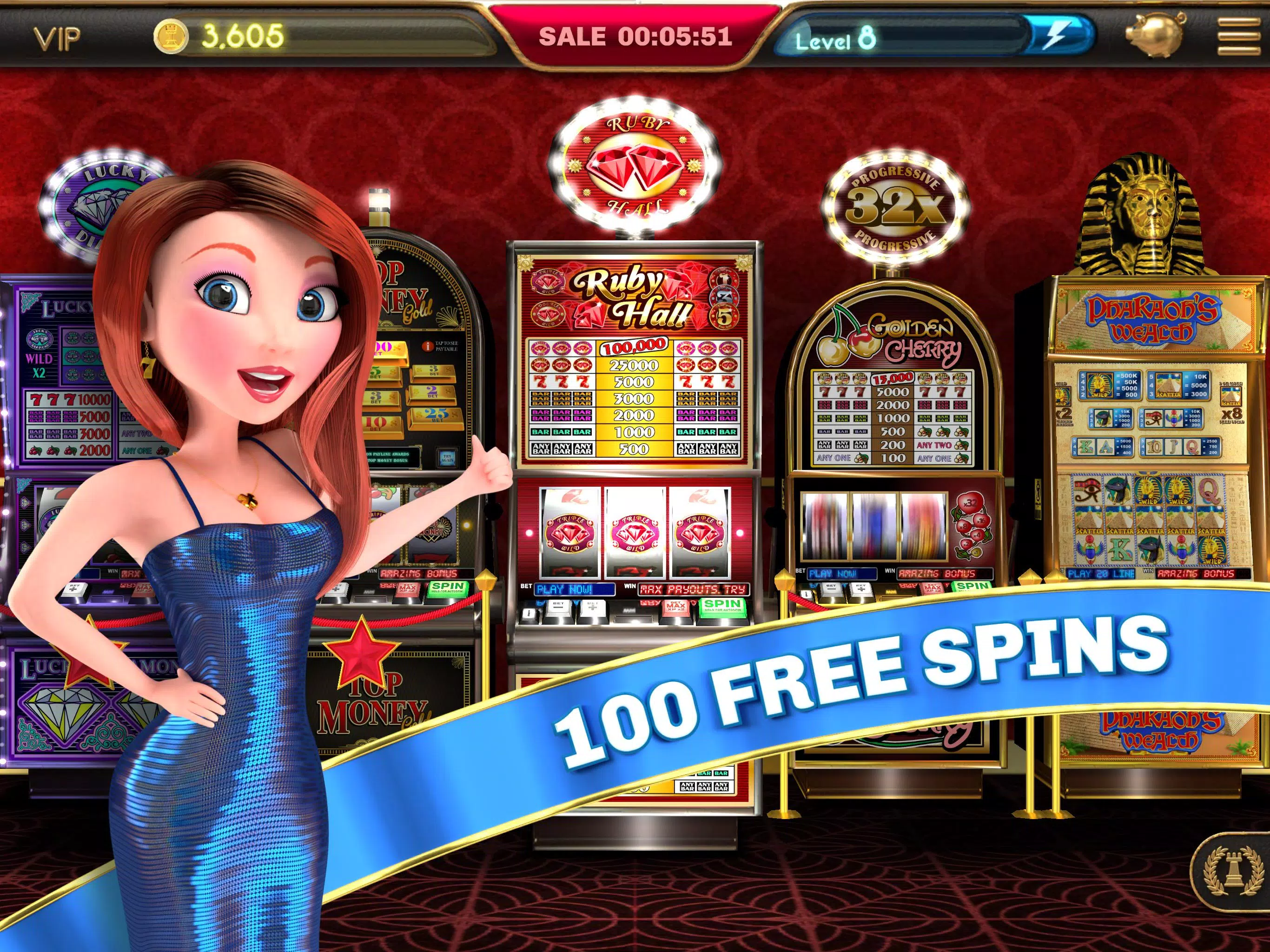 Slot Machine - Ruby Hall Free APK for Android Download