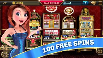 Slot Machine- Ruby Hall Casino Affiche