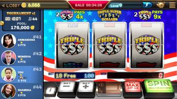 Slots - Triple Super Dollars capture d'écran 2