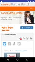 Avalara Social Media Center تصوير الشاشة 1