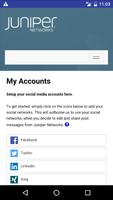 Juniper Networks Social اسکرین شاٹ 1