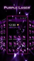 Tema Roxo Tecnologia Laser Cartaz