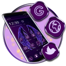 Lila Fliegenflügel-Thema APK