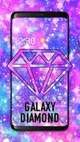Purple Glitter Diamond Theme पोस्टर