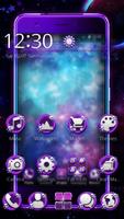 Purple Galaxy Star Theme poster