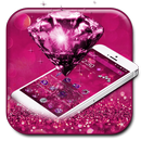 Фиолетовый блеск Diamond Theme APK