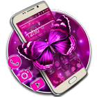 Purple Shiny Butterfly Theme icon