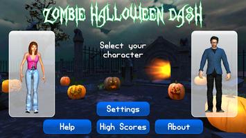 Zombie Halloween Dash الملصق