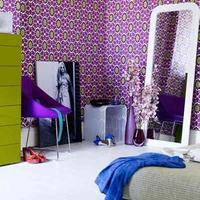 Purple Bedroom Decoration poster