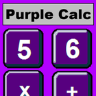Purple Calculator ikona