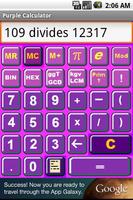 Purple Calculator screenshot 1