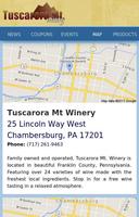 Tuscarora Mt Winery poster