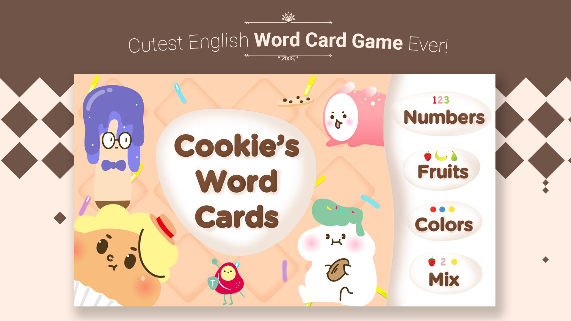 Сделать приложение на английском. English cute Words. English Card games. Cookie Cards. Cute на английском.