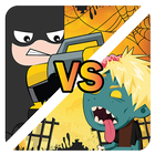 Bat lego superhero fight shooting zombie game icon