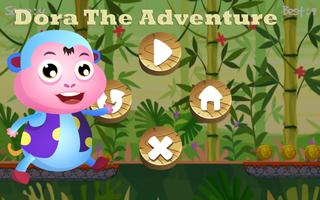Monkey and Dora Girl  Dash The Adventure Explorer Affiche