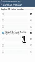 Kaligrafi keyboard theme ảnh chụp màn hình 2