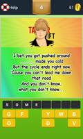 Taylor Swift Quiz Guess Song 截圖 1