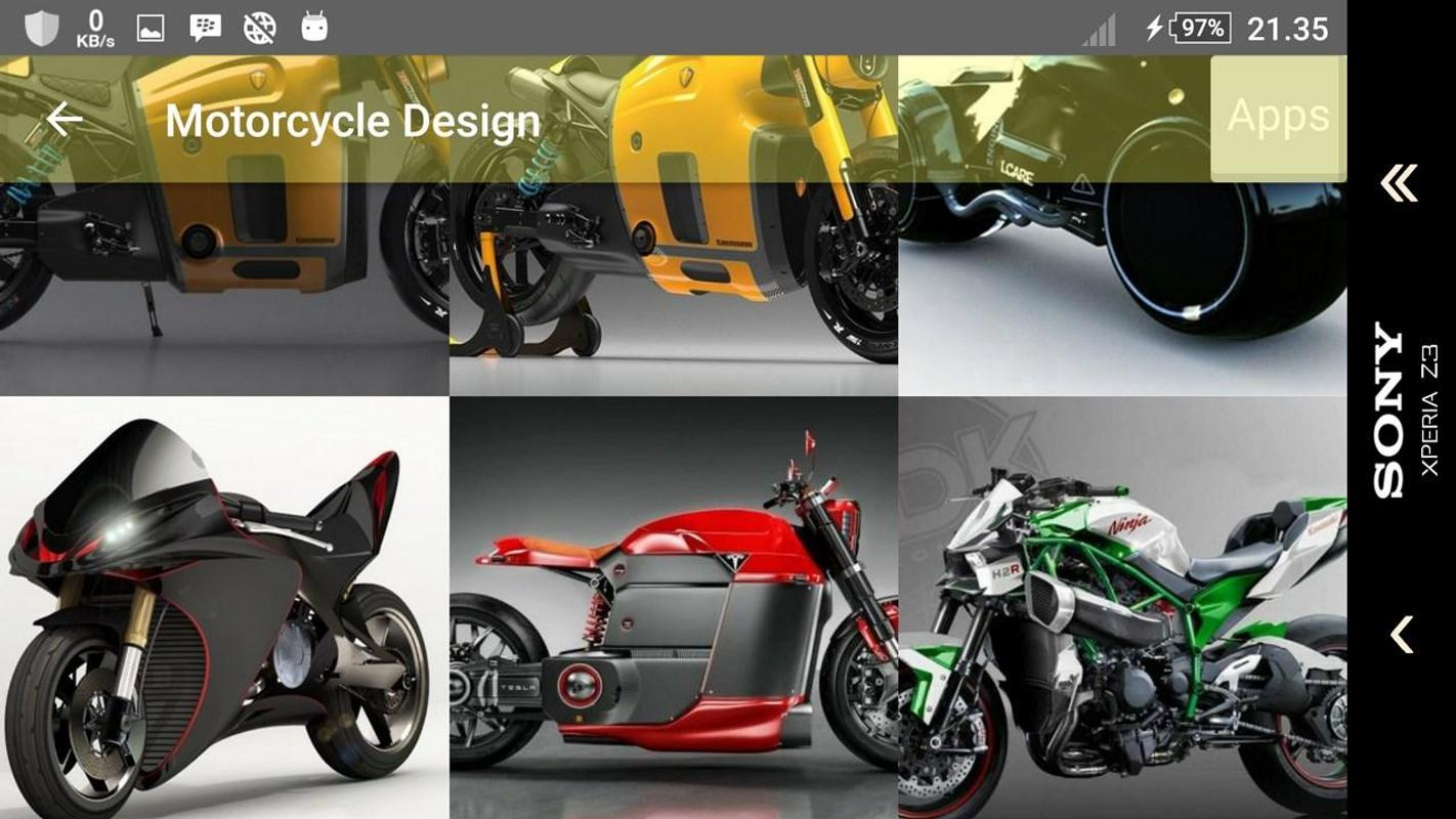 Desain Sepeda Motor APK Download Gratis Seni Desain APL Untuk