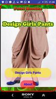 Girl Trousers Design poster