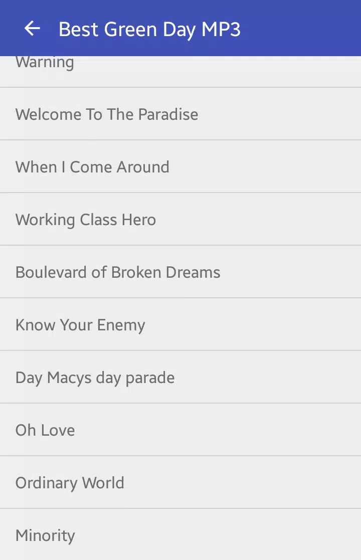 Green Day Best MP3 APK untuk Unduhan Android