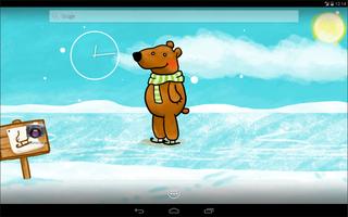 Ice Skating Teddy Wallpaper capture d'écran 3