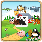 Puzzle de Animales para niños آئیکن